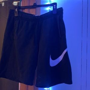 nike fleece shorts
